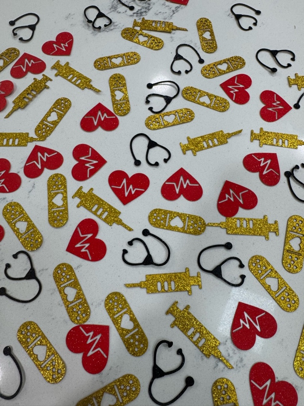 Nurse Confetti Mix – RN Graduation Party Decor | Nursing School Celebration